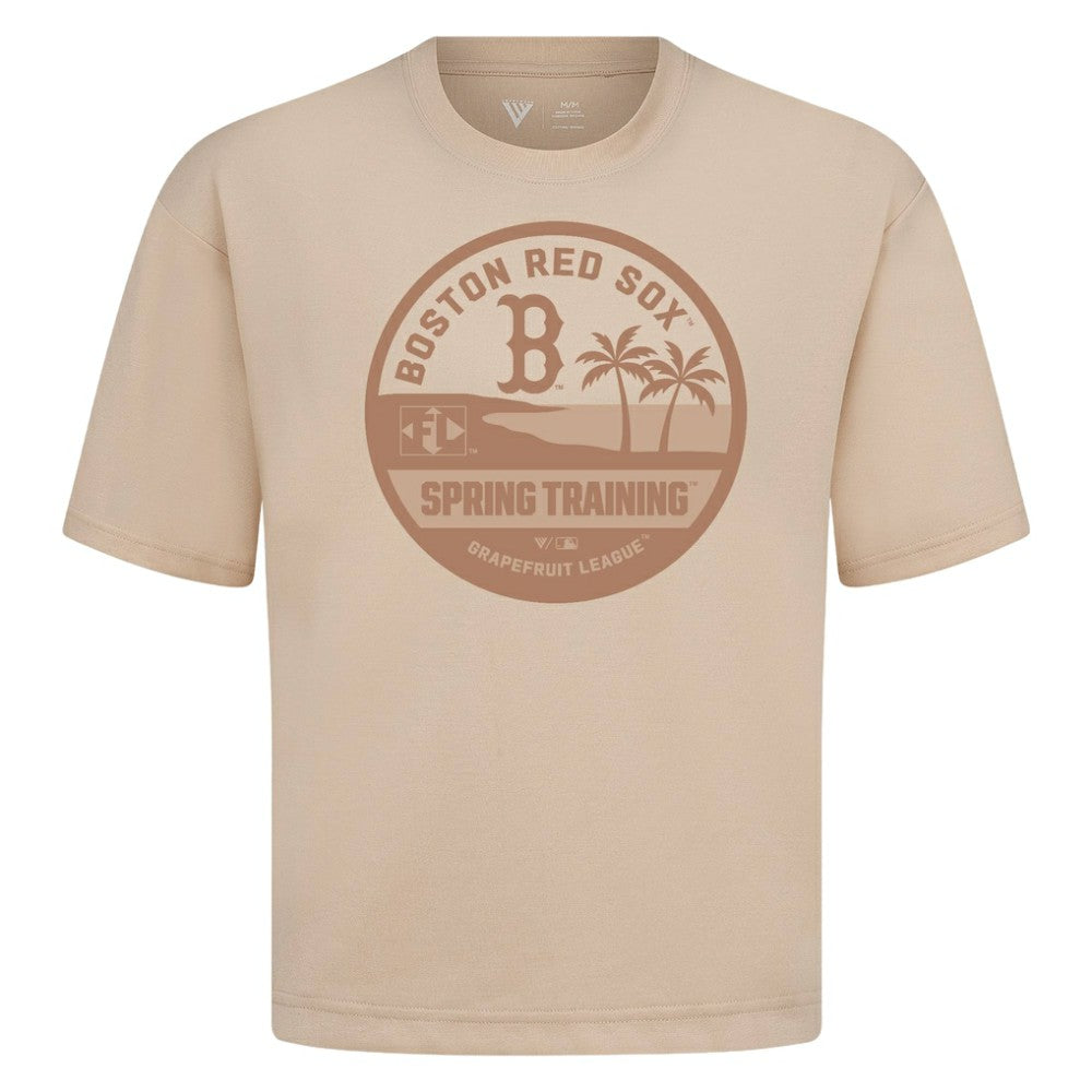 Boston Red Sox Levelwear Spring Training Badge Luxe Signature Knit T-Shirt Discount