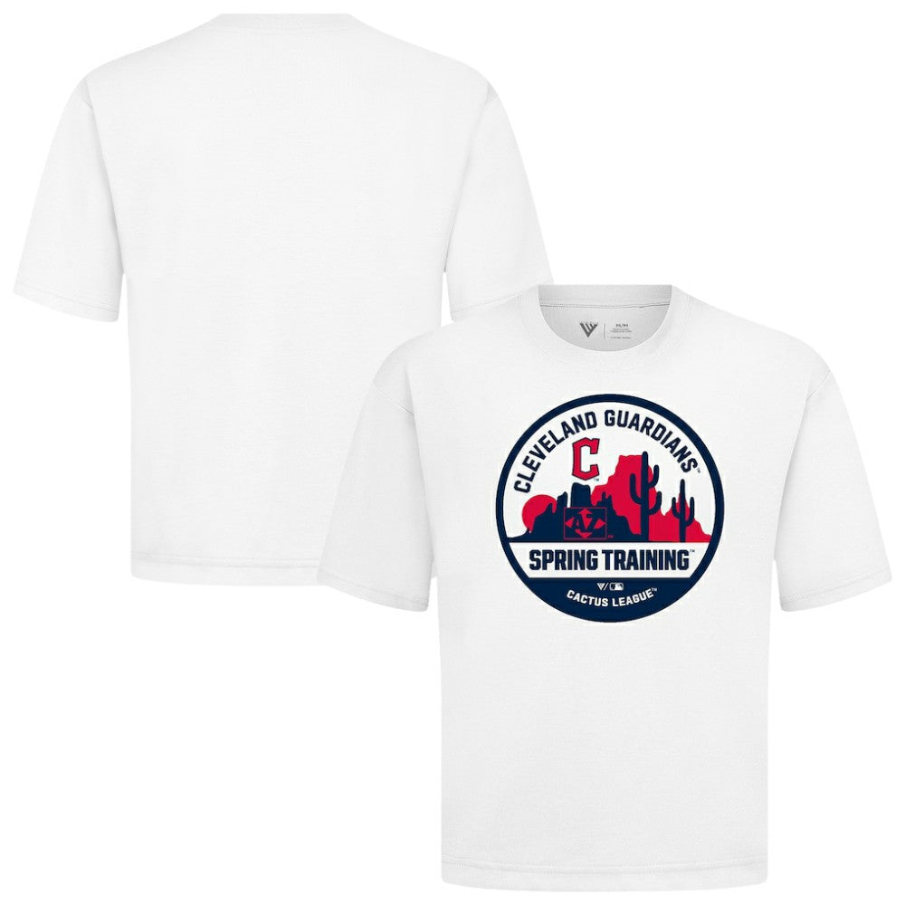 Cleveland Guardians Levelwear Spring Training Badge Luxe Signature Knit T-Shirt Outlet
