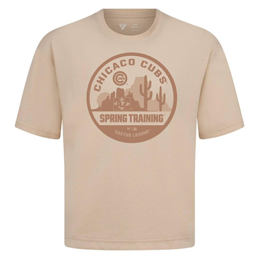 Chicago Cubs Levelwear Spring Training Badge Luxe Signature Knit T-Shirt Sale