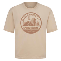 Los Angeles Angels Levelwear Spring Training Badge Luxe Signature Knit T-Shirt Sale