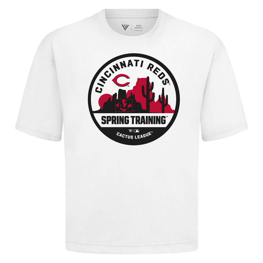 Cincinnati Reds Levelwear Spring Training Badge Luxe Signature Knit T-Shirt Online