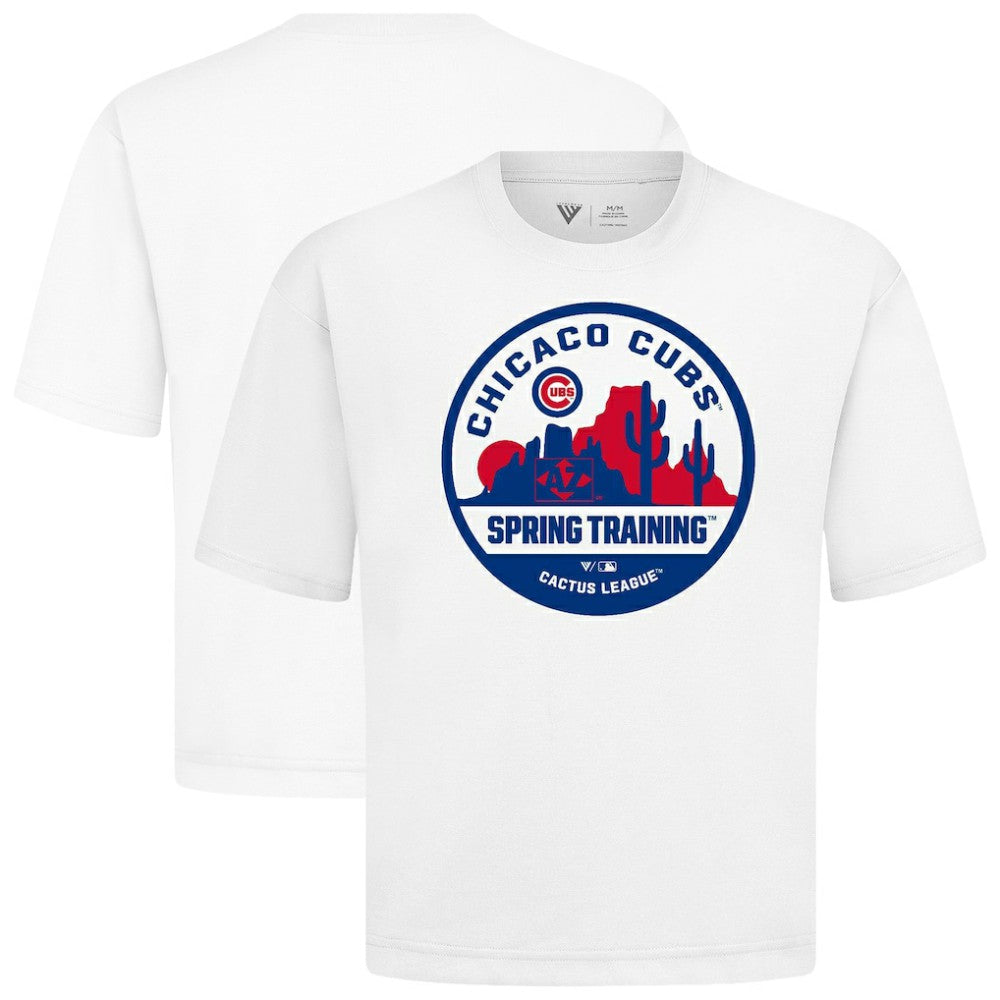Chicago Cubs Levelwear Spring Training Badge Luxe Signature Knit T-Shirt for sale
