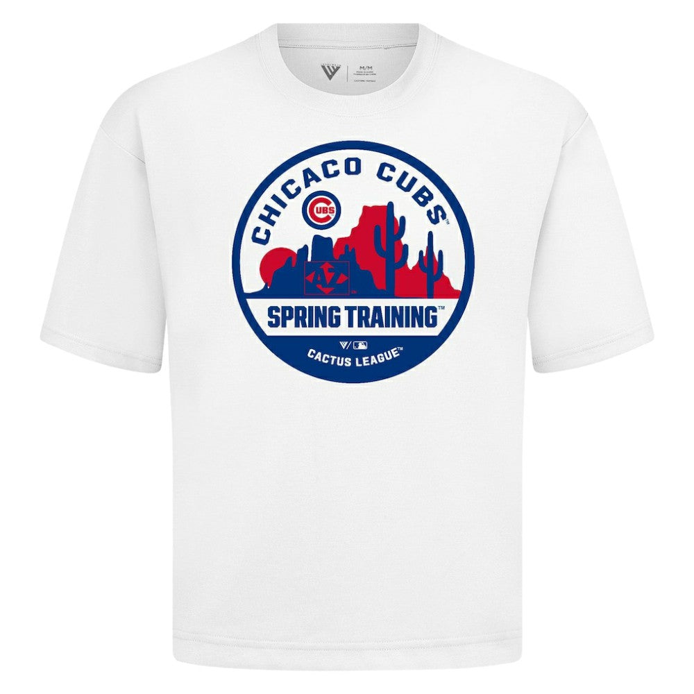 Chicago Cubs Levelwear Spring Training Badge Luxe Signature Knit T-Shirt for sale