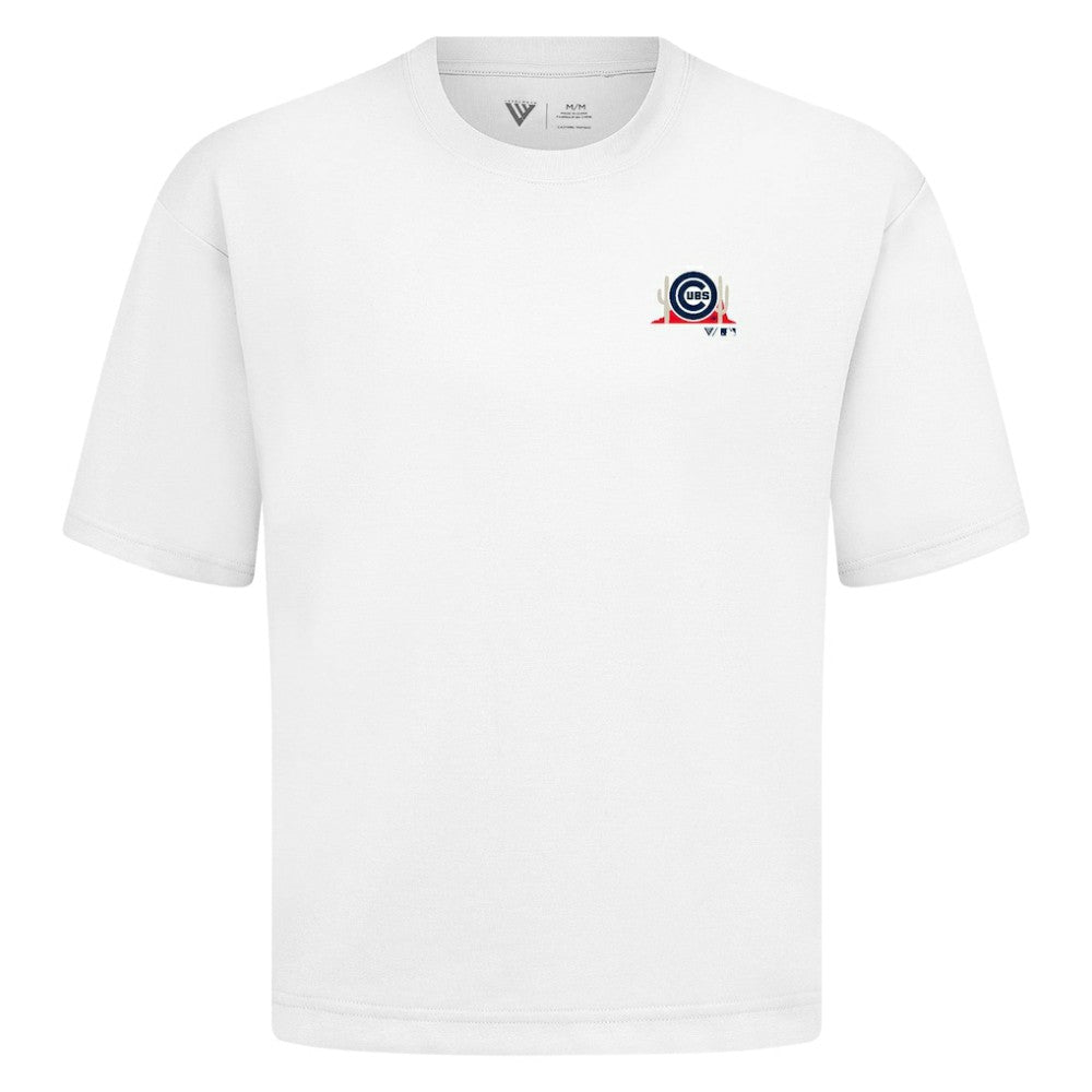 Chicago Cubs Levelwear  Luxe Signature Knit T-Shirt Sale