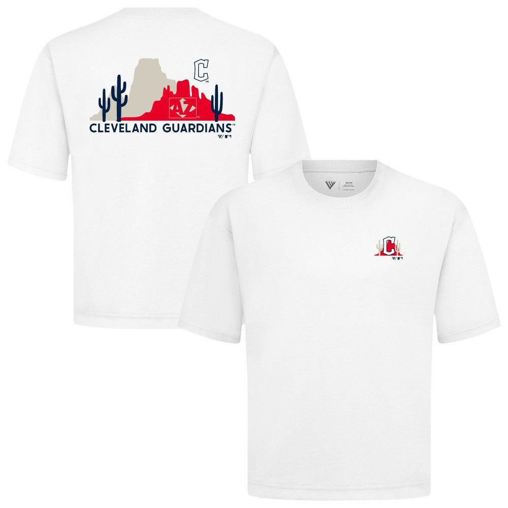 Cleveland Guardians Levelwear Panoramic Luxe Signature Knit T-Shirt Discount