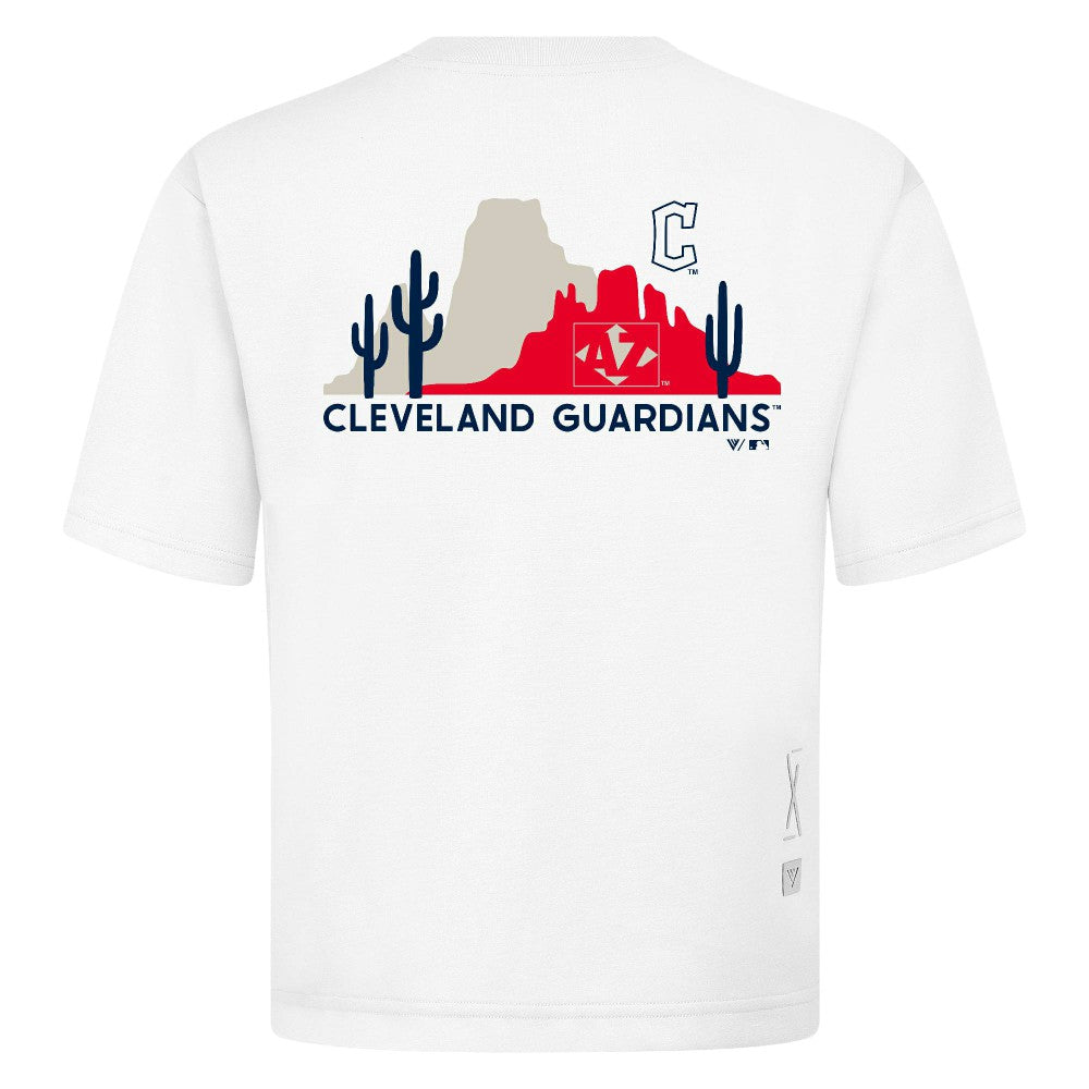 Cleveland Guardians Levelwear Panoramic Luxe Signature Knit T-Shirt Discount