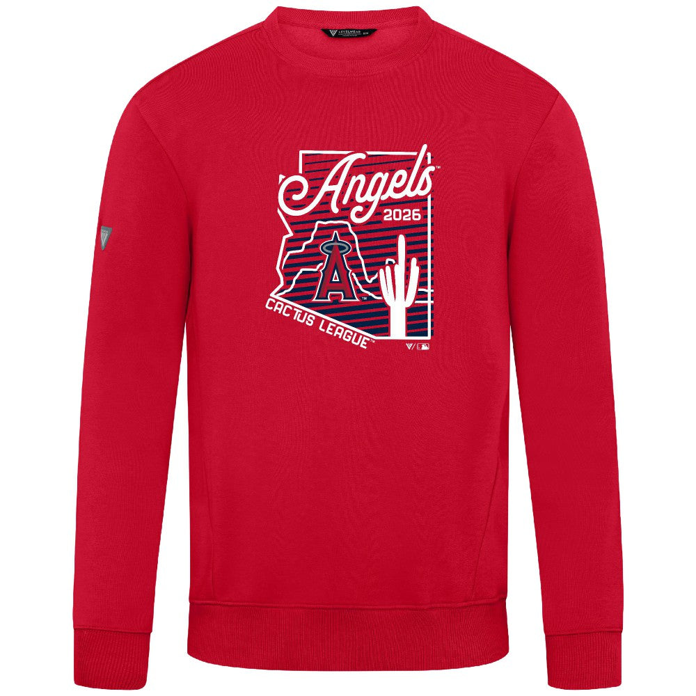 Los Angeles Angels Levelwear Zane Sunrise Sweatshirt Near Me