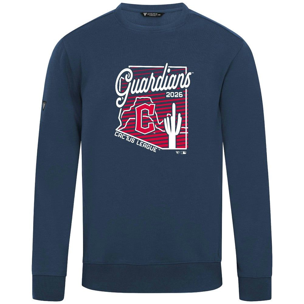 Cleveland Guardians Levelwear Zane Sunrise Sweatshirt Outlet