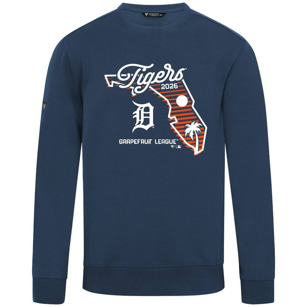 Detroit Tigers Levelwear Zane Sunrise Sweatshirt Online