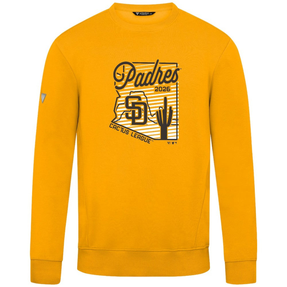 San Diego Padres Levelwear Zane Sunrise Sweatshirt Sale