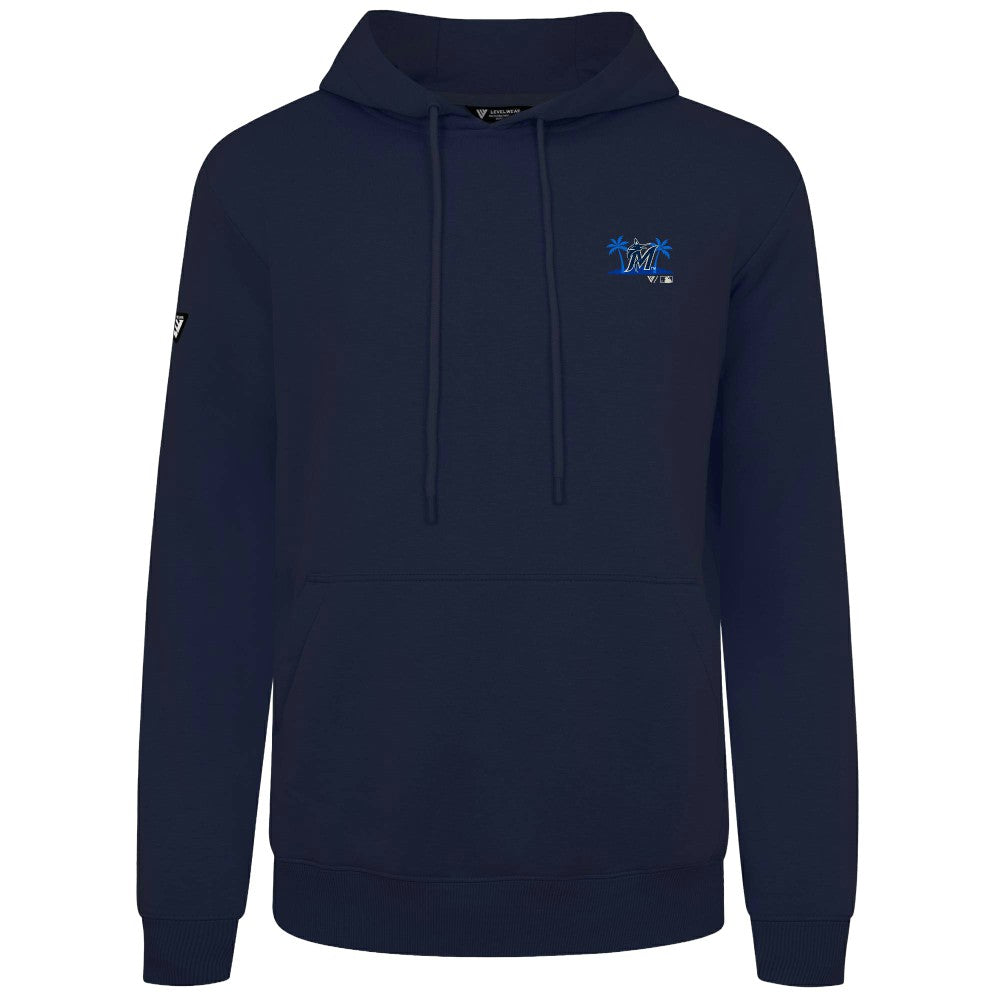 Miami Marlins Levelwear Panoramic Podium Hoodie Outlet