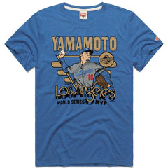 Yoshinobu Yamamoto Los Angeles Dodgers Homage Unisex 2026 Gold Collection World Series MVP Tri-Blend T-Shirt Near Me