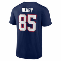 Hunter Henry New England Patriots Icon Name & Number T-Shirt - Navy - NFL