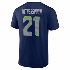 Devon Witherspoon Seattle Seahawks Icon Name & Number T-Shirt - College Navy - NFL