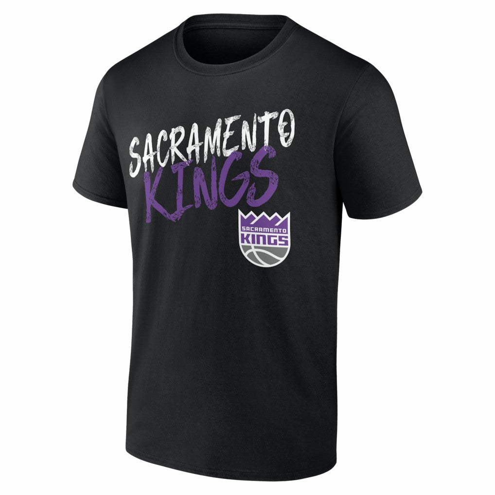 Sacramento Kings Big & Tall Hustle Personalized Name & Number T-Shirt Black