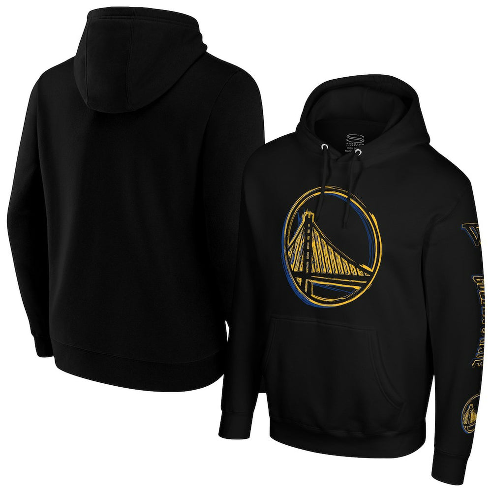 Golden State Warriors Stadium Essentials Unisex Elementized Ride Hoodie Black