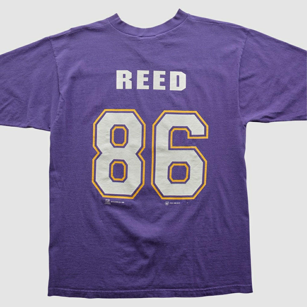 Minnesota Vikings Sport Attack 90s T-shirt - Purple Vintage - Fanatics