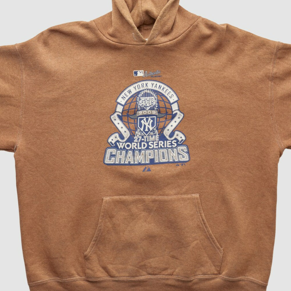 New York Yankees Majestic 2009 Hooded Pullover Sweatshirt Outlet