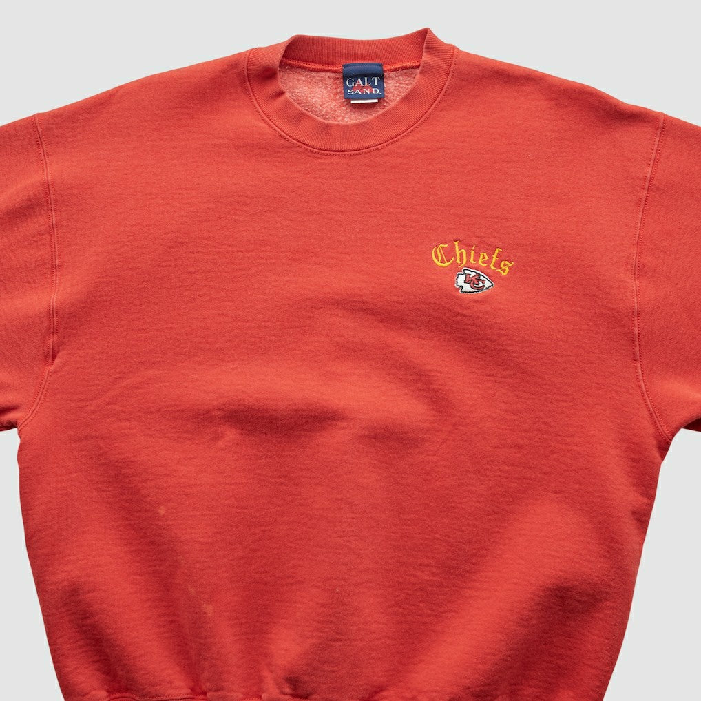 Kansas City Chiefs Galt Sand 90s Pullover Sweatshirt - Red Vintage - Fanatics