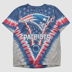 New England Patriots Majestic 2000s T-shirt - Blue Vintage - Fanatics