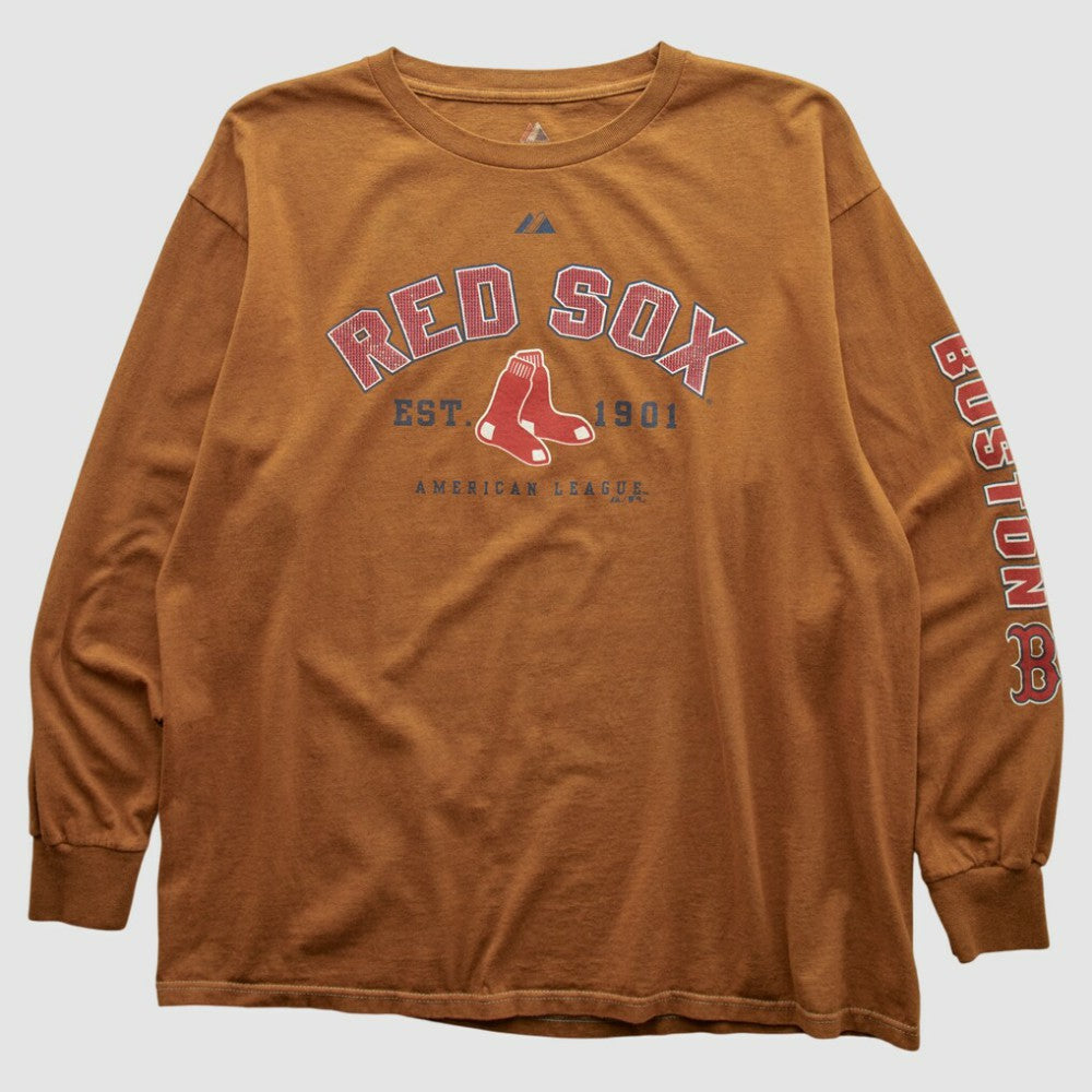 Boston Red Sox Majestic 2000s Long Sleeve T-shirt for sale