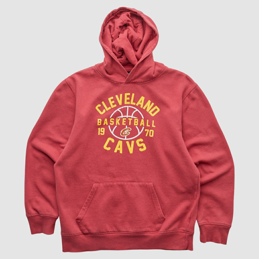 Vintage Cleveland Cavaliers NBA 2010s Hooded Pullover Sweatshirt Red
