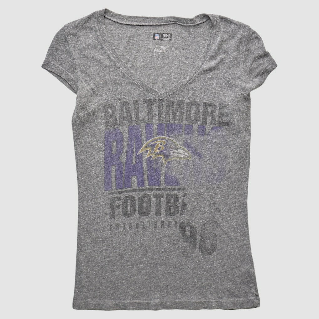 Baltimore Ravens NFL 2010s T-shirt - Heather Gray Vintage - Fanatics
