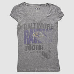 Baltimore Ravens NFL 2010s T-shirt - Heather Gray Vintage - Fanatics