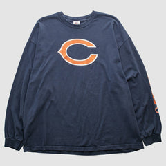 Chicago Bears NFL 2010s Long Sleeve T-shirt - Navy Vintage - Fanatics