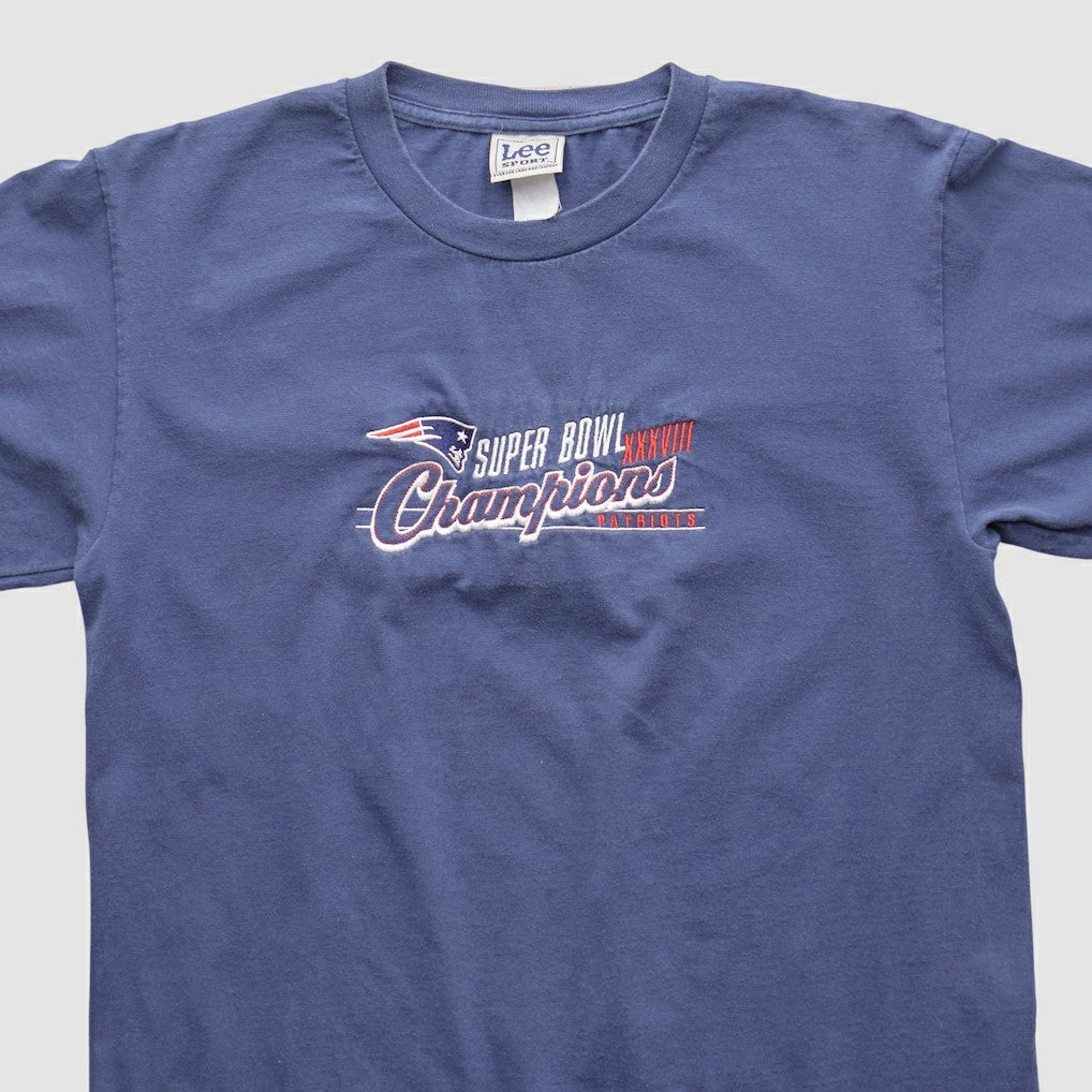 New England Patriots Lee Apparel 2000s T-shirt - Blue Vintage - Fanatics