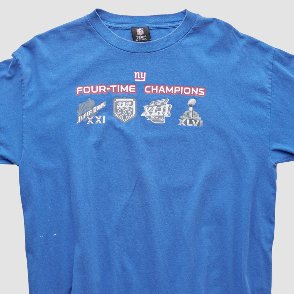 New York Giants NFL 2010s Long Sleeve T-shirt - Blue Vintage - Fanatics
