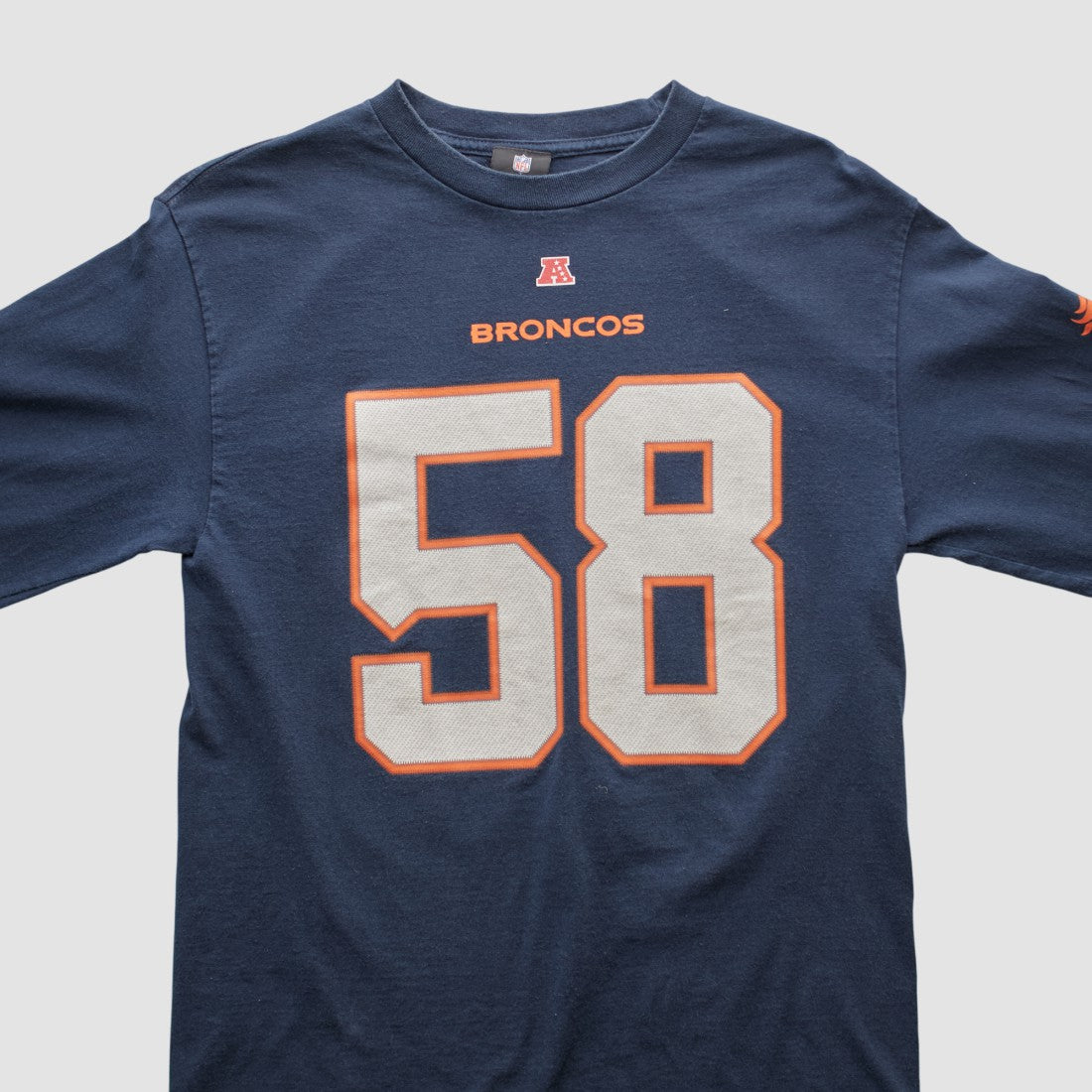 Denver Broncos NFL 2010s Long Sleeve T-shirt - Navy Vintage - Fanatics
