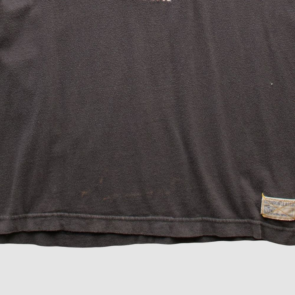 Pittsburgh Steelers Reebok 2000s Long Sleeve T-shirt - Charcoal Vintage - Fanatics
