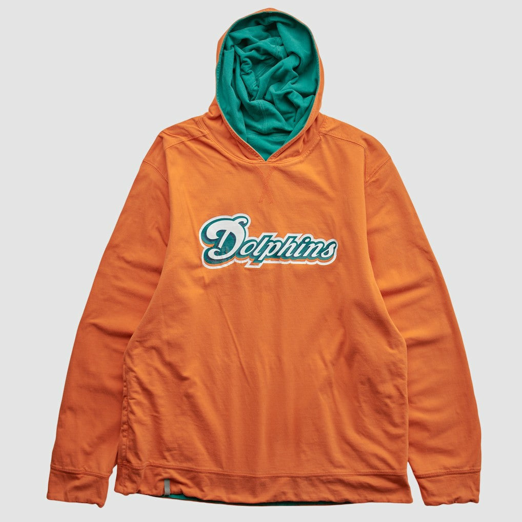 Miami Dolphins 2010s Hooded Pullover Sweatshirt - Teal Vintage - Fanatics