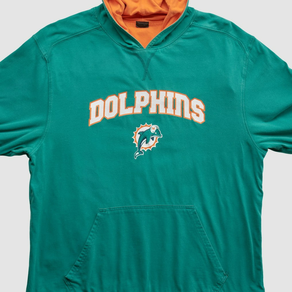 Miami Dolphins 2010s Hooded Pullover Sweatshirt - Teal Vintage - Fanatics