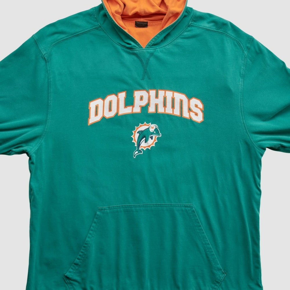 Miami Dolphins 2010s Hooded Pullover Sweatshirt - Teal Vintage - Fanatics