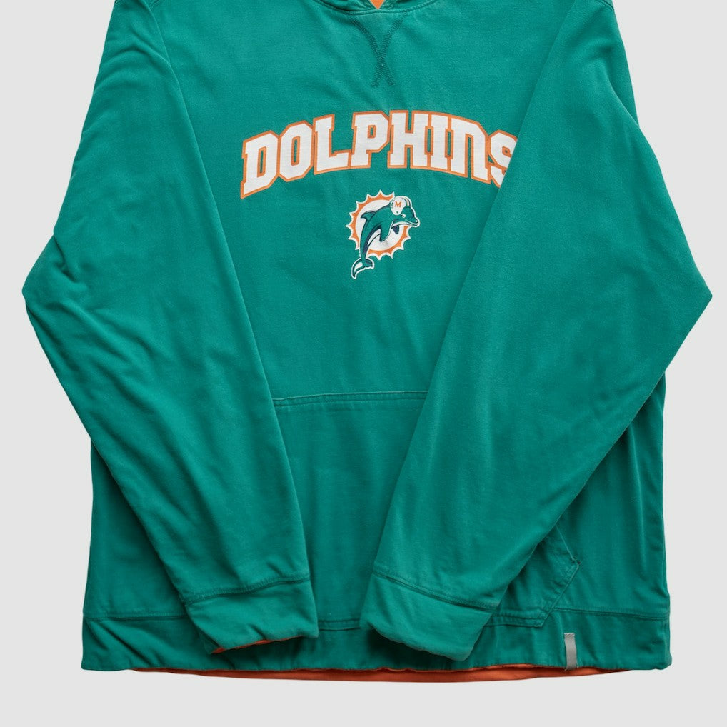 Miami Dolphins 2010s Hooded Pullover Sweatshirt - Teal Vintage - Fanatics