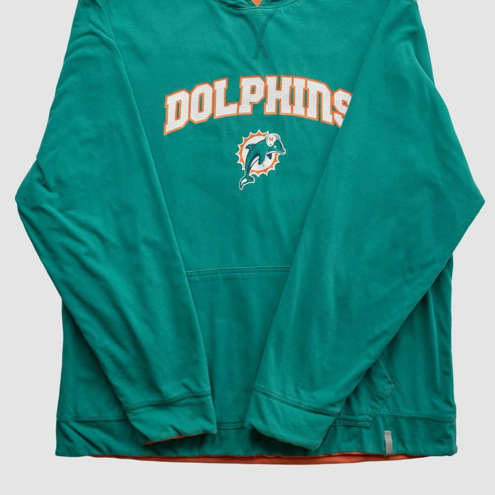 Miami Dolphins 2010s Hooded Pullover Sweatshirt - Teal Vintage - Fanatics