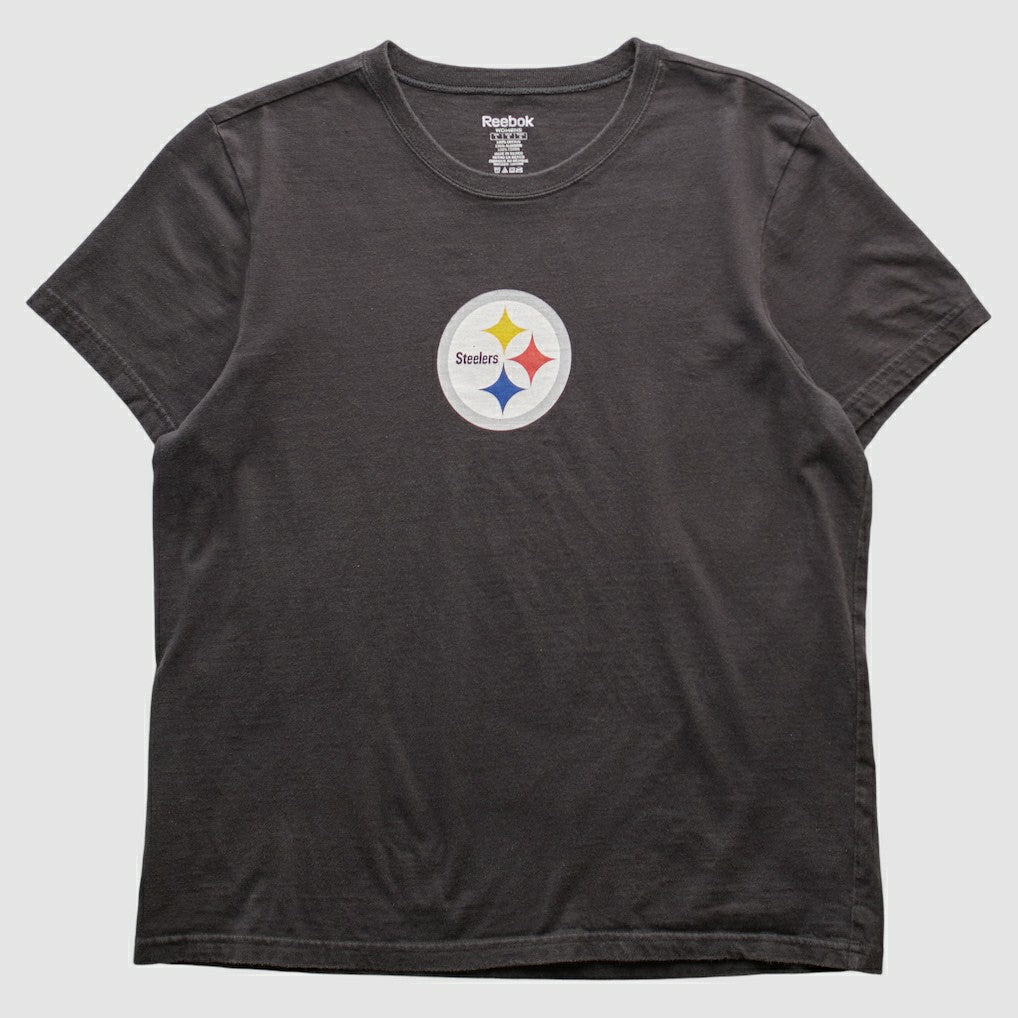 Pittsburgh Steelers Reebok 2000s T-shirt - Black Vintage - Fanatics
