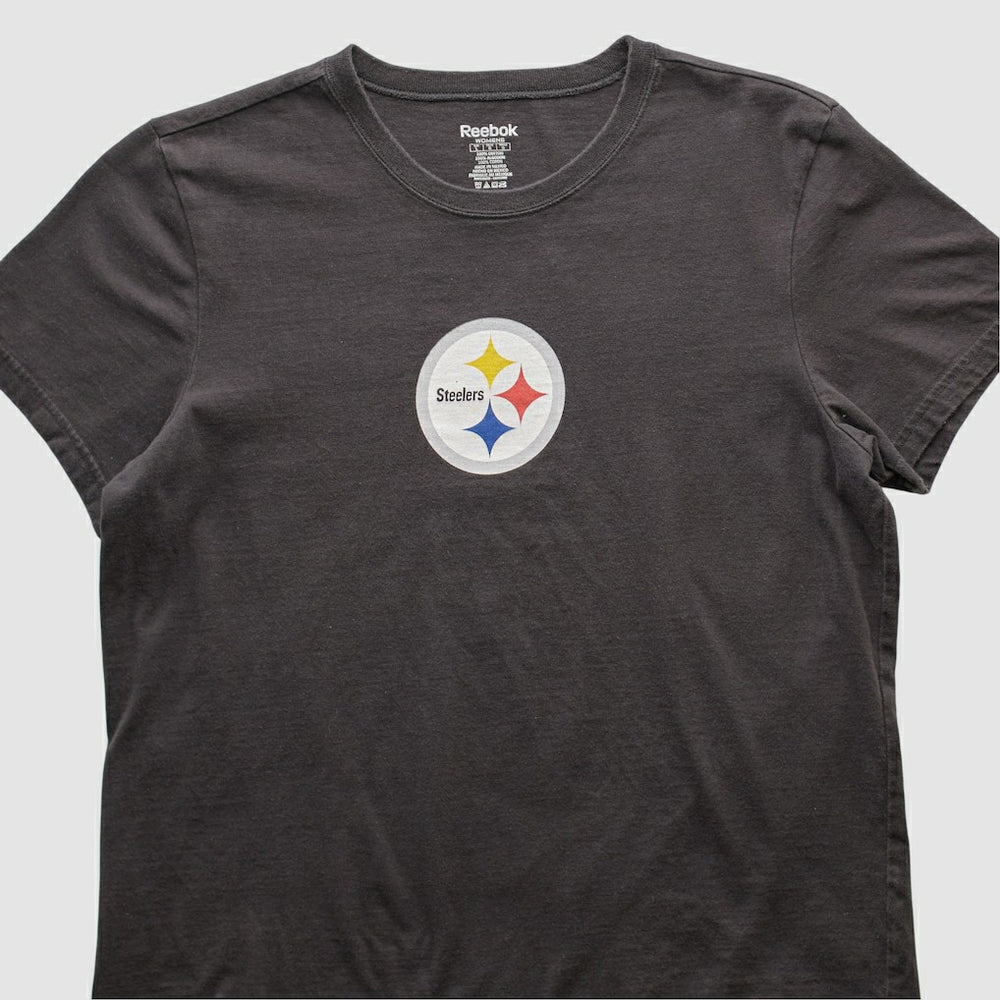 Pittsburgh Steelers Reebok 2000s T-shirt - Black Vintage - Fanatics
