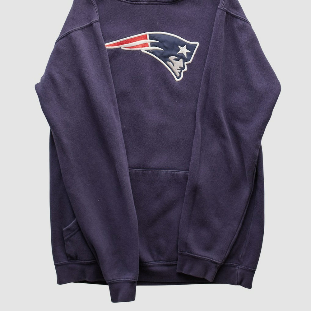 New England Patriots NFL 2000s Hooded Pullover Sweatshirt - Navy Vintage - Fanatics