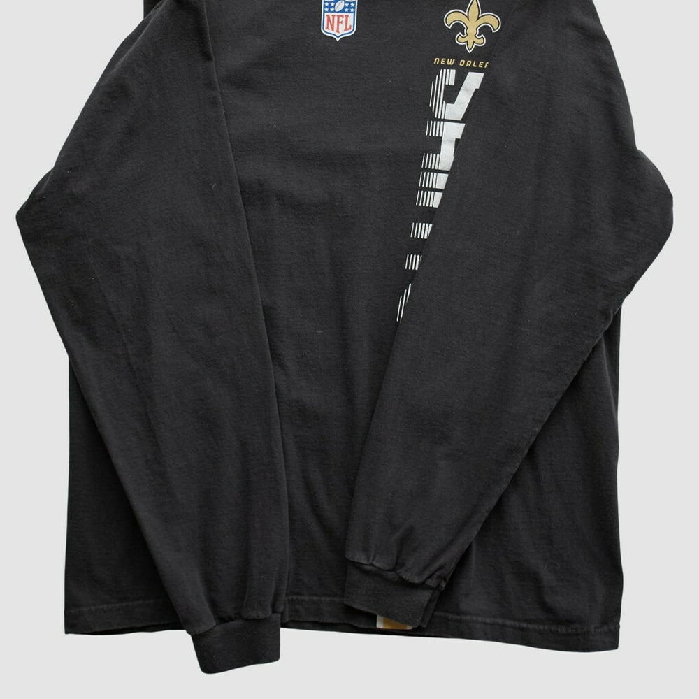 New Orleans Saints Reebok 2000s Long Sleeve T-shirt - Black Vintage - Fanatics