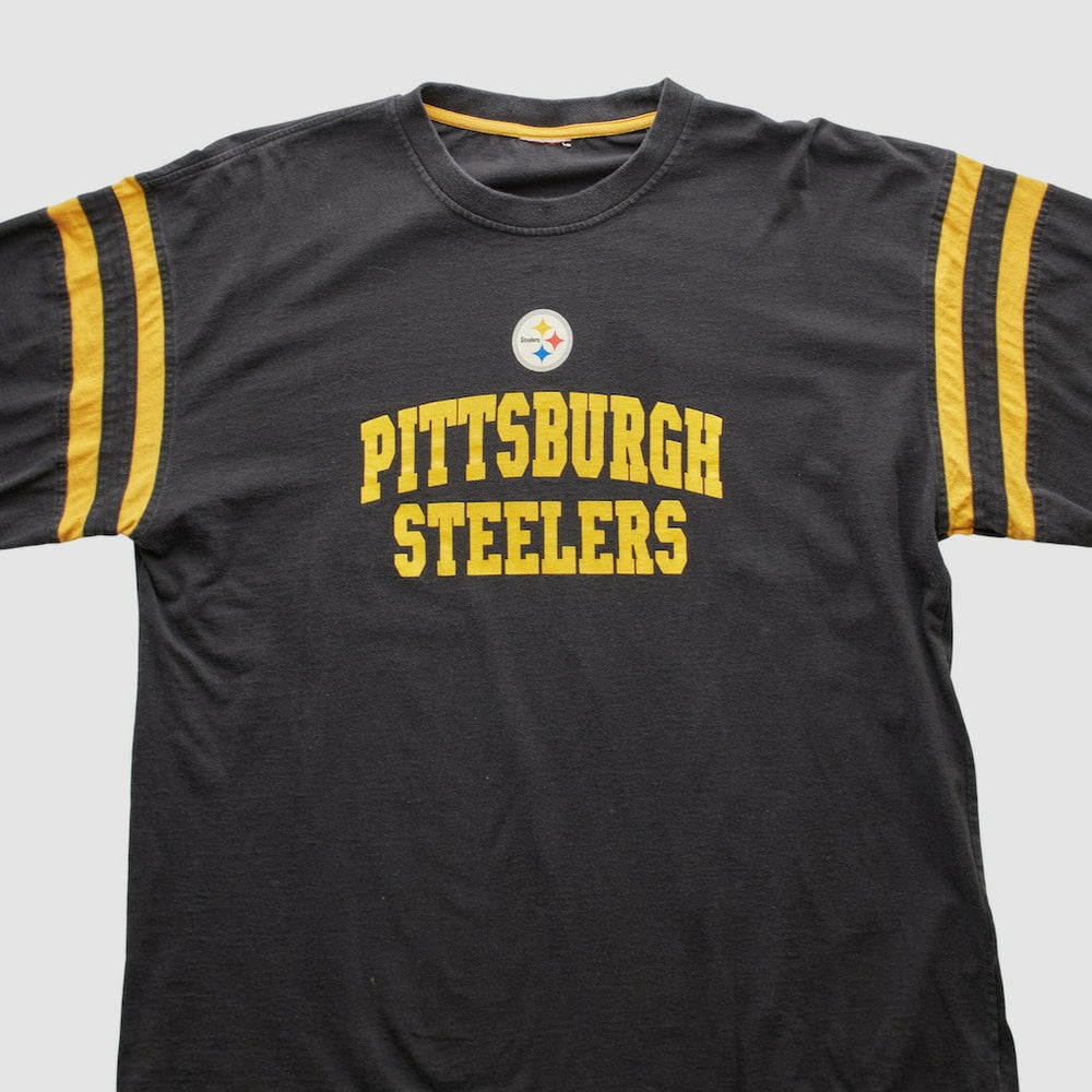 Pittsburgh Steelers 2000s Long Sleeve T-shirt - Black Vintage - Fanatics