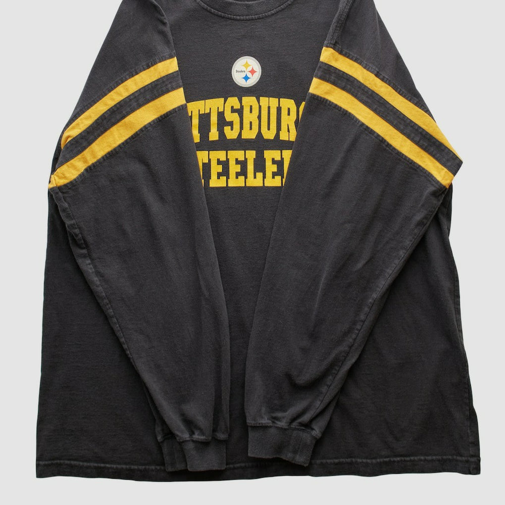 Pittsburgh Steelers 2000s Long Sleeve T-shirt - Black Vintage - Fanatics