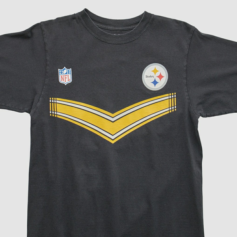 Pittsburgh Steelers Reebok 2000s T-shirt - Black Vintage - Fanatics