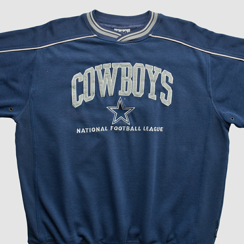 Dallas Cowboys Lee Apparel 90s Pullover Sweatshirt - Navy Vintage - Fanatics
