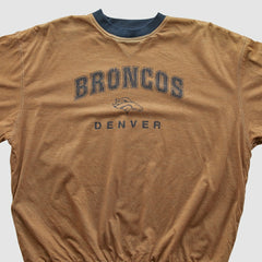 Denver Broncos 2000s Pullover Sweatshirt - Tan Vintage - Fanatics