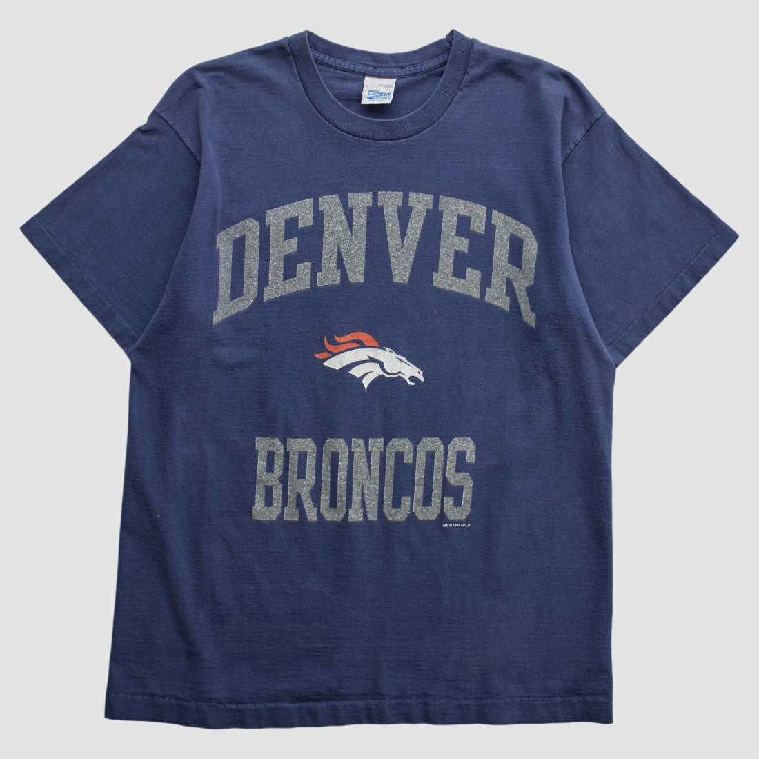 Denver Broncosm Sportswear 90s T-shirt - Navy Vintage - Fanatics