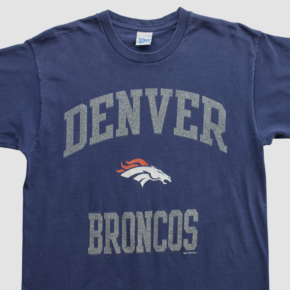 Denver Broncosm Sportswear 90s T-shirt - Navy Vintage - Fanatics