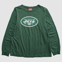 New York Jets NFL 2000s Long Sleeve T-shirt - Green Vintage - Fanatics